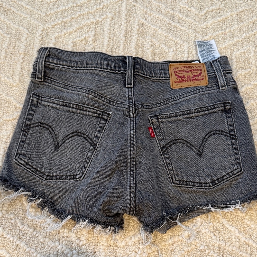 Levi's Women's Black Denim Shorts